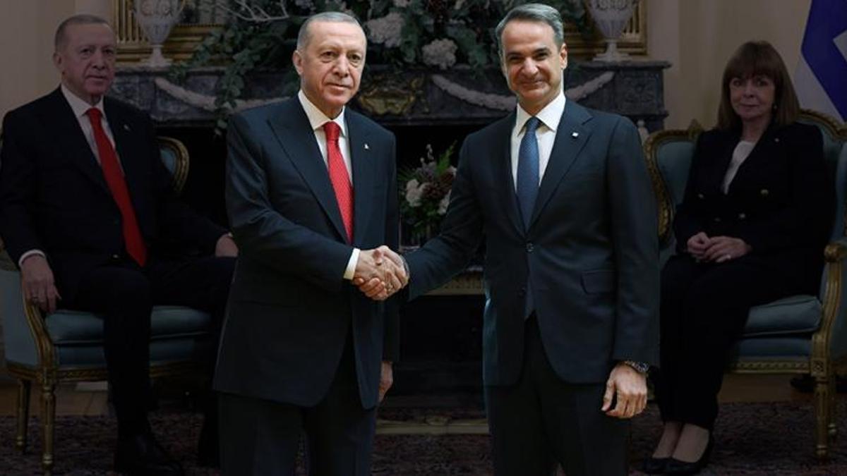 Cumhurbaşkanı Erdoğan'dan Atina'da önemli görüşme: Yeni dönem güçlenerek başlıyor