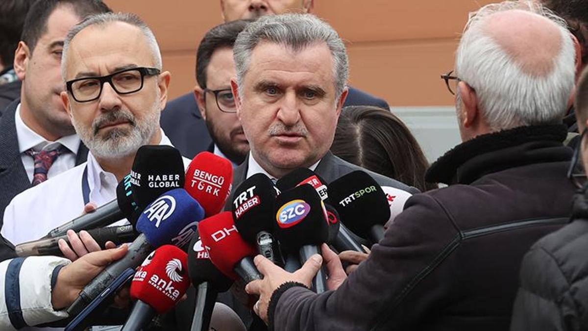 Gençlik ve Spor Bakanı Osman Aşkın Bak'tan Halil Umut Meler'e ziyaret