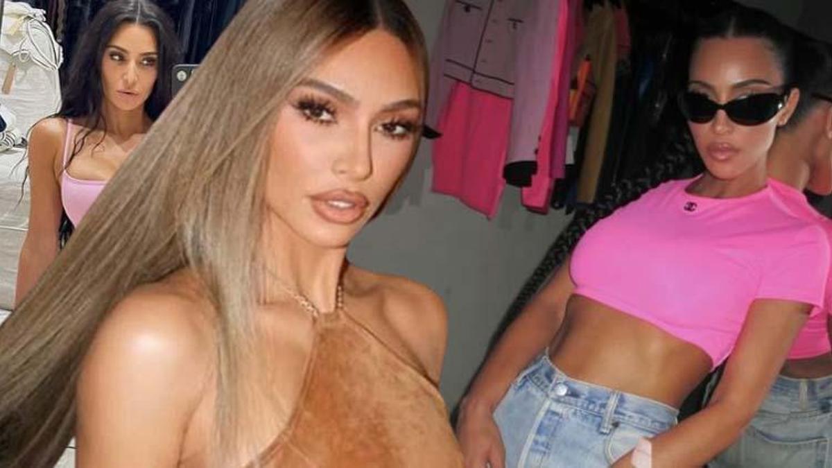 Kim Kardashian'dan olay poz! 'Ben olsam benimle çıkardım'