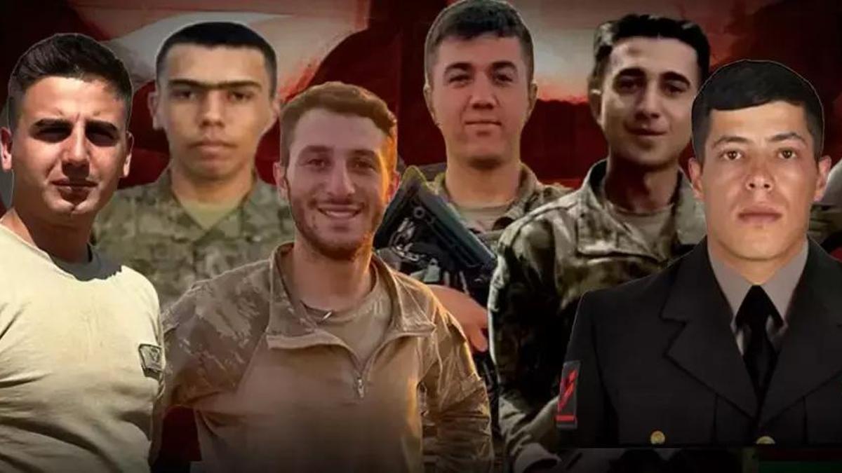 Türkiye'nin yüreğine ateş düştü! Altı kahraman Mehmetçik şehit oldu