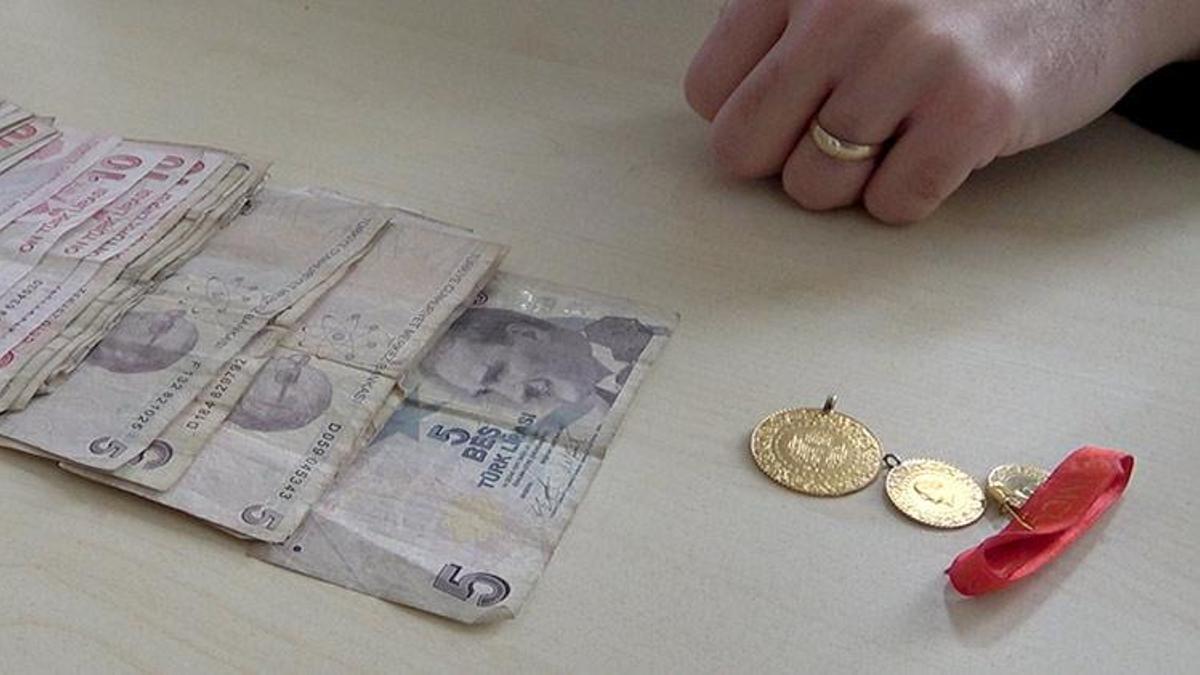 Dilencinin üzerinden tam, yarım ve çeyrek altın çıktı
