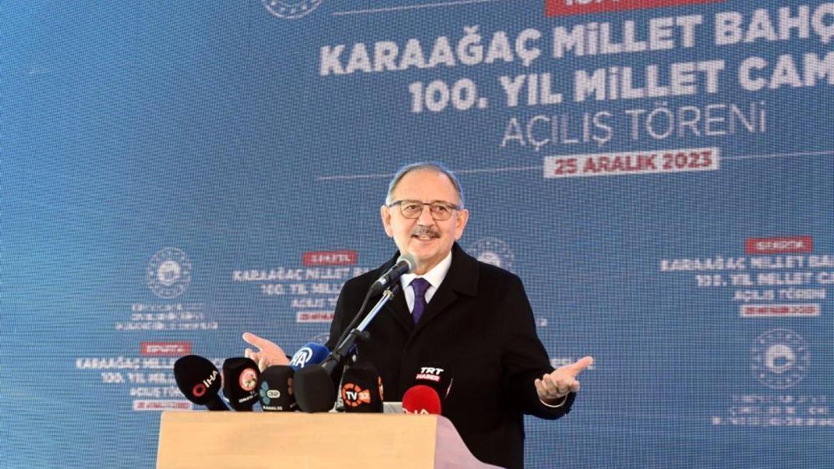 Bakan Özhaseki: 100 milyon metrekare yeşil alan için proje başlattık