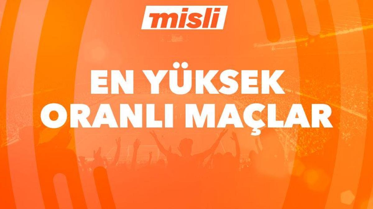 En yüksek oranlı maçlar içeriği