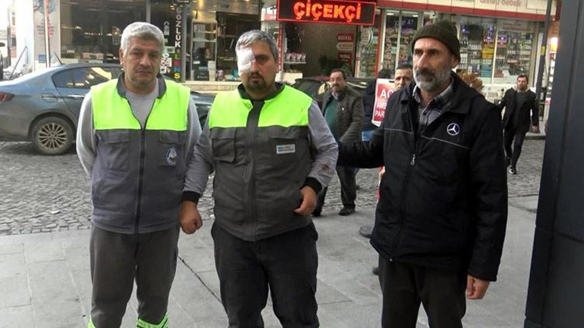 Avcılar'da sabırsız sürücü temizlik işçisine tekme tokat saldırdı! Ekipler harekete geçti