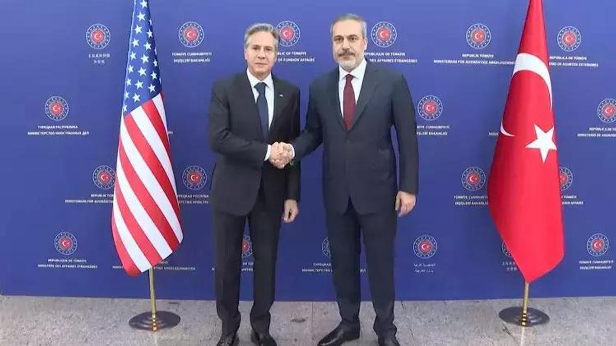 Bakan Fidan ABD'li mevkidaşı Blinken ile görüştü