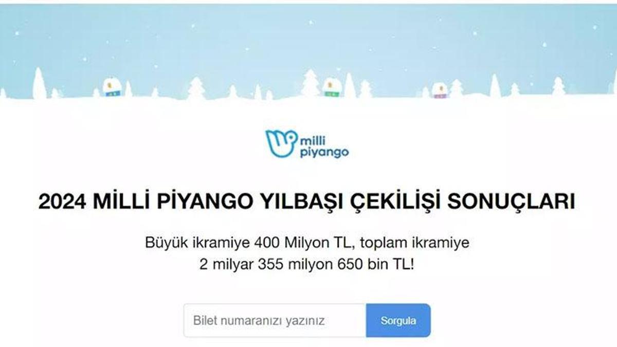 Milli piyango son beş rakamına göre kazanan numaralar! Milli piyango son 5 rakam ne kadar veriyor? 2024 yılbaşı Milli Piyango 5.000 TL kazanan numaralar