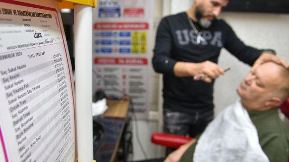 Fiyatlar yüzde 80 arttı! 'Lüks' tarifede tıraş 1100 lira