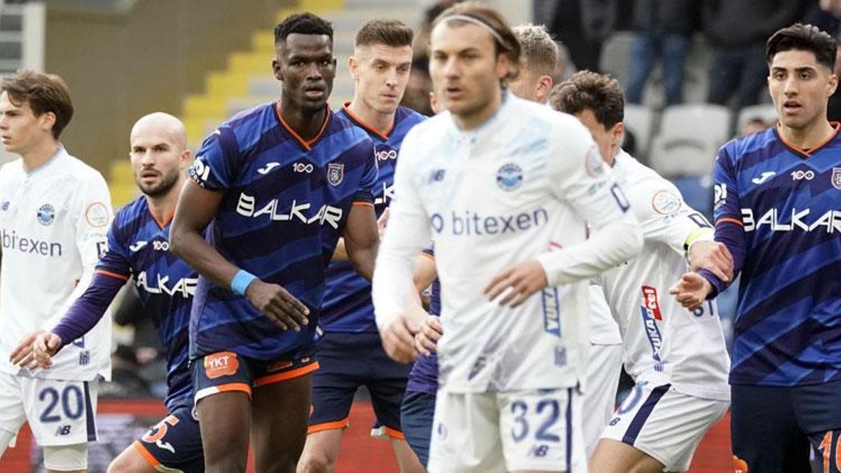 Süper Lig’de Başakşehir ile Adana Demirspor puanları paylaştı