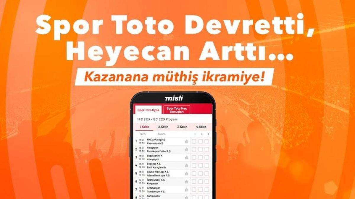 Spor Toto devretti, heyecan arttı… Kazanana müthiş ikramiye!