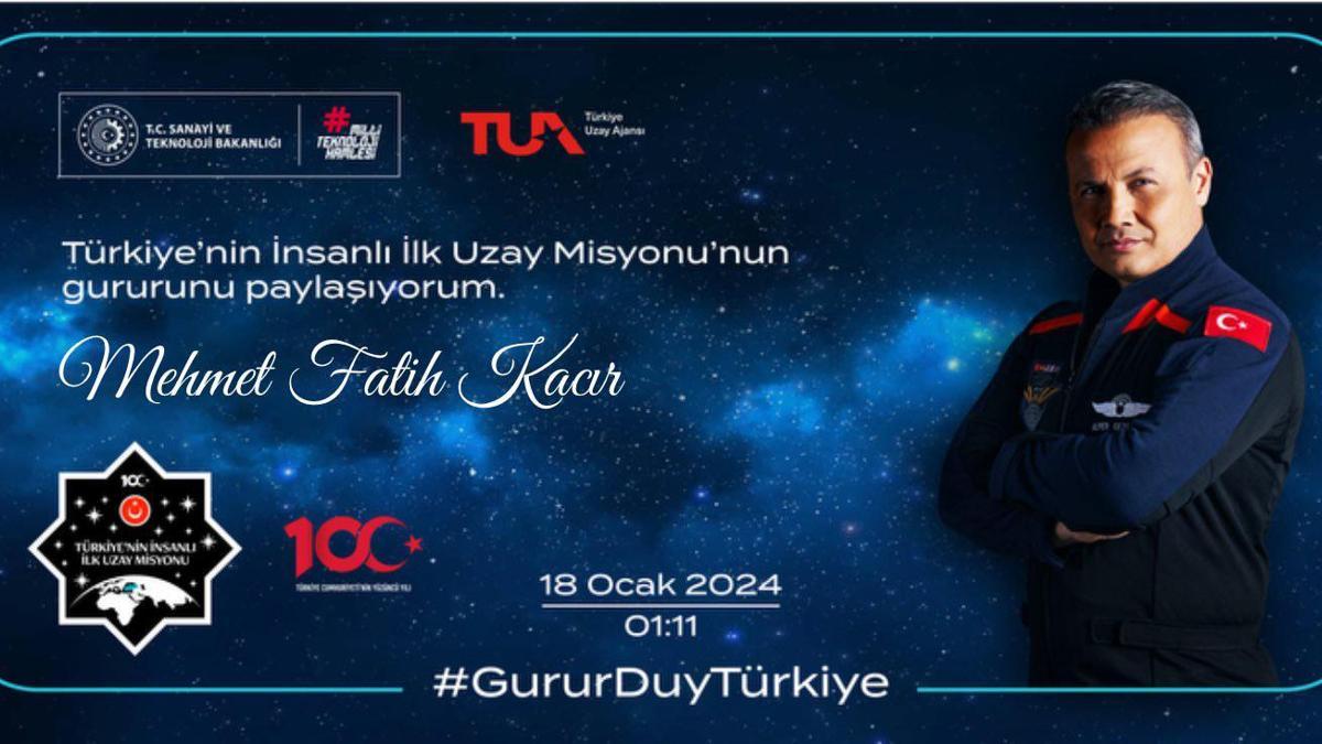 Türkiye'nin uzay yolculuğu için 'uzay hatıra bileti'