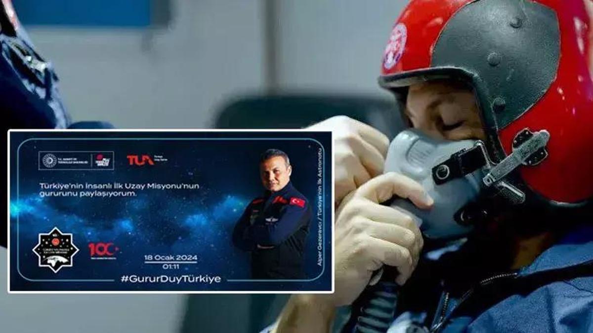Türkiye'nin insanlı ilk uzay misyonu için 'uzay hatıra bileti'