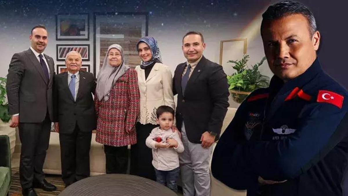 Bakan Kacır, Türk astronotun ailesiyle görüştü: Yeni bir döneme geçiyoruz