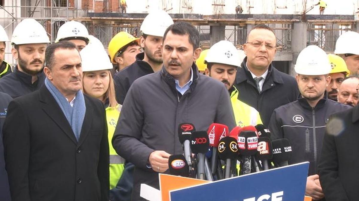 Murat Kurum: Bizi şantiyelerde milletimizin sorunlarının çözüldüğü alanlarda göreceksiniz