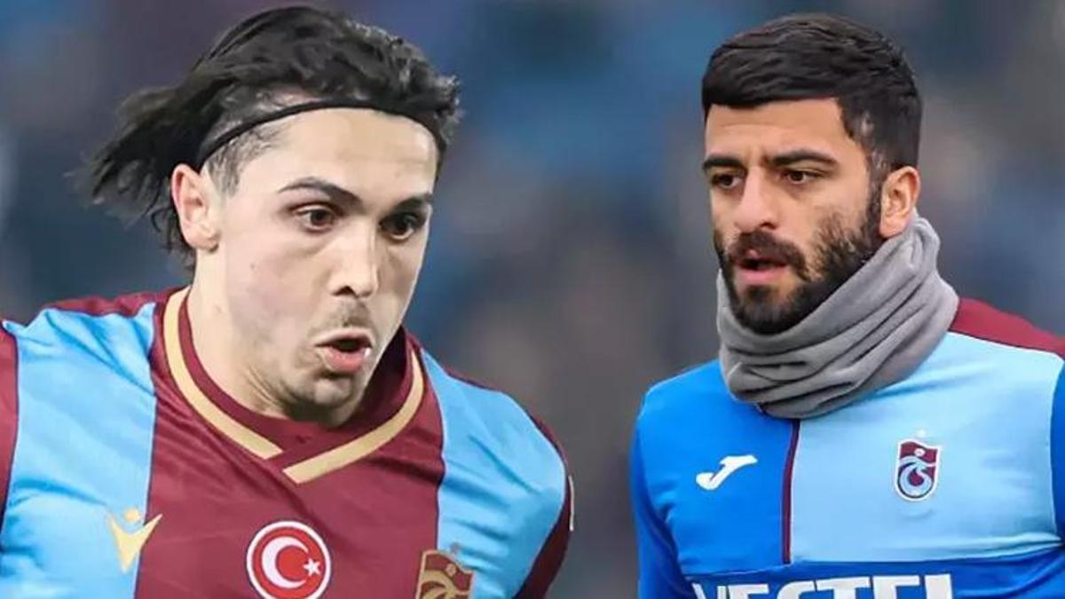Galatasaray maçı öncesi Trabzonspor'da deprem! 2 yıldız birden kadro dışı