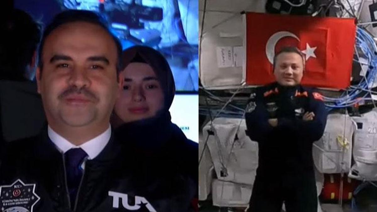 Uzayda bir gün nasıl geçiyor? Bakan Kacır, Gezeravcı ile görüştü
