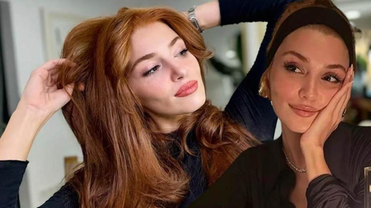 Hande Erçel kızıl saçlardan vazgeçti, eski rengine döndü