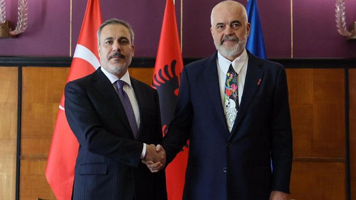 Bakan Fidan, Arnavutluk Başbakanı Rama ile görüştü