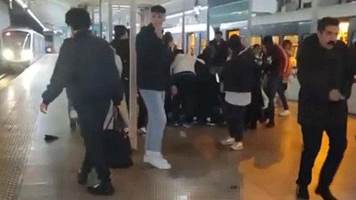 Metro istasyonunda bıçaklı kavga! Ölü ve yaralı var