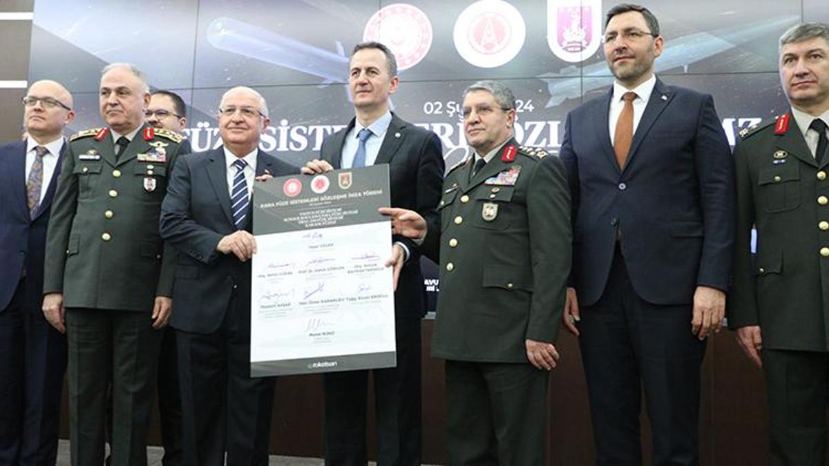 SSB'de 4 füze projesinin tedariki için imzalar atıldı