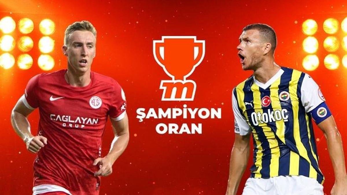 Antalyaspor - Fenerbahçe maçı Tek Maç ve Canlı Bahis seçenekleriyle Misli’de