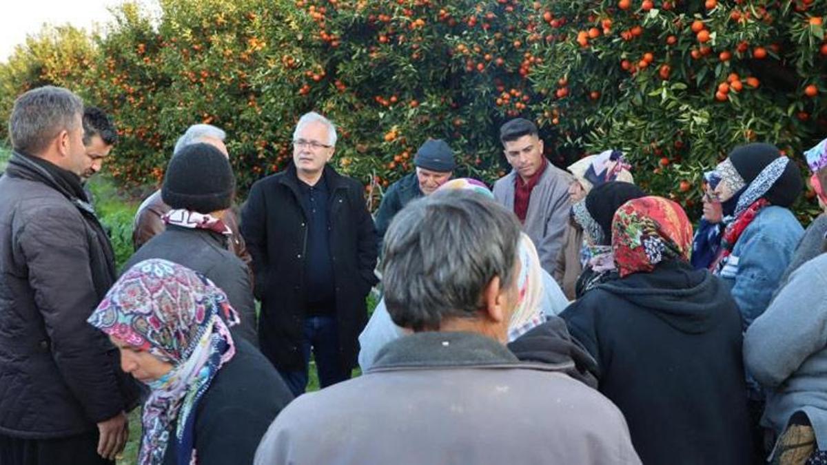 Kozan Belediyesinden narenciye işçilerine moral desteği