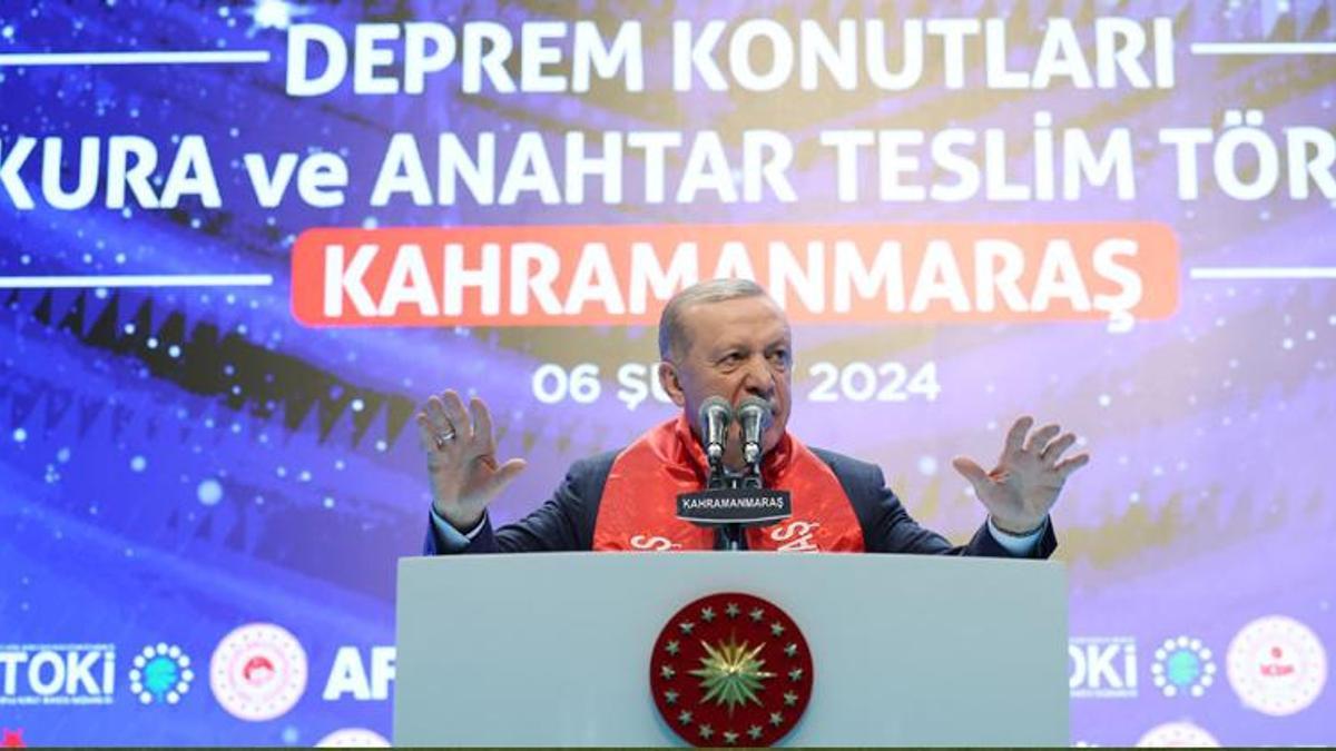 Cumhurbaşkanı Erdoğan: Yıl sonuna kadar 200 bin konutu teslim edeceğiz