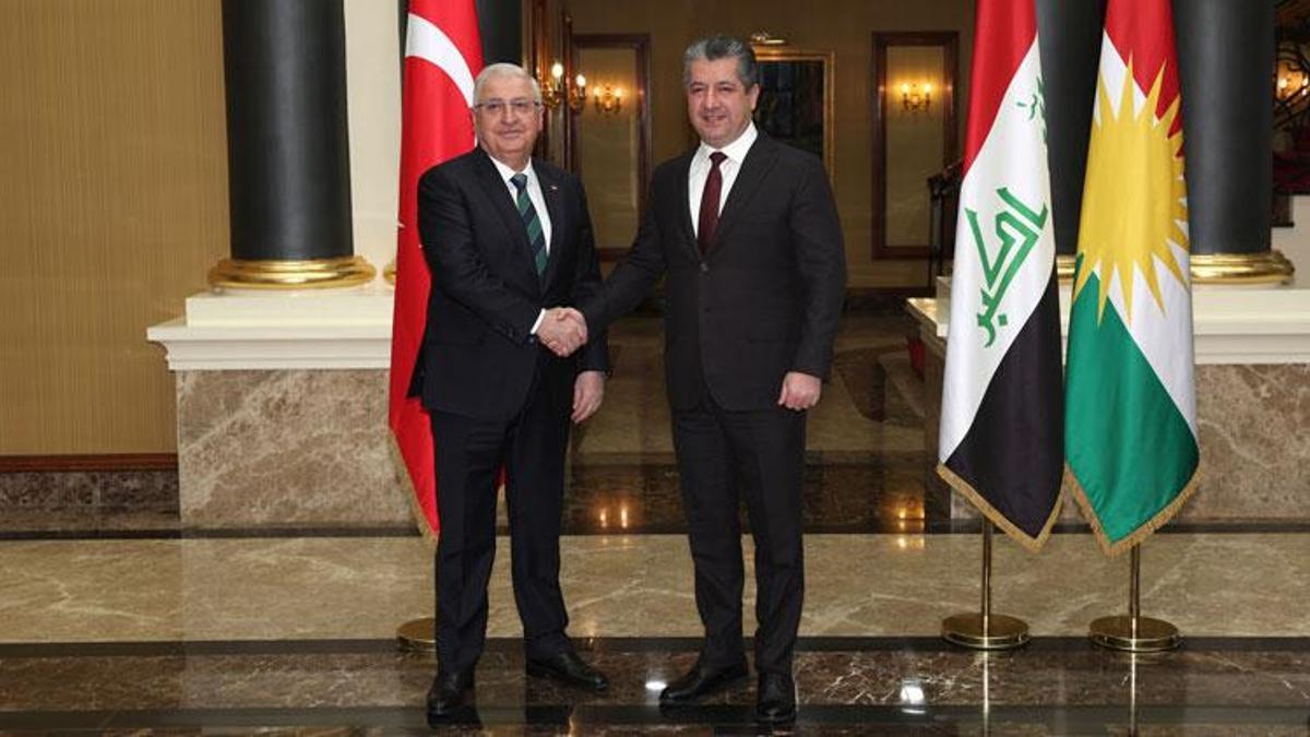Milli Savunma Bakanı Yaşar Güler, IKBY Başbakanı ile görüştü