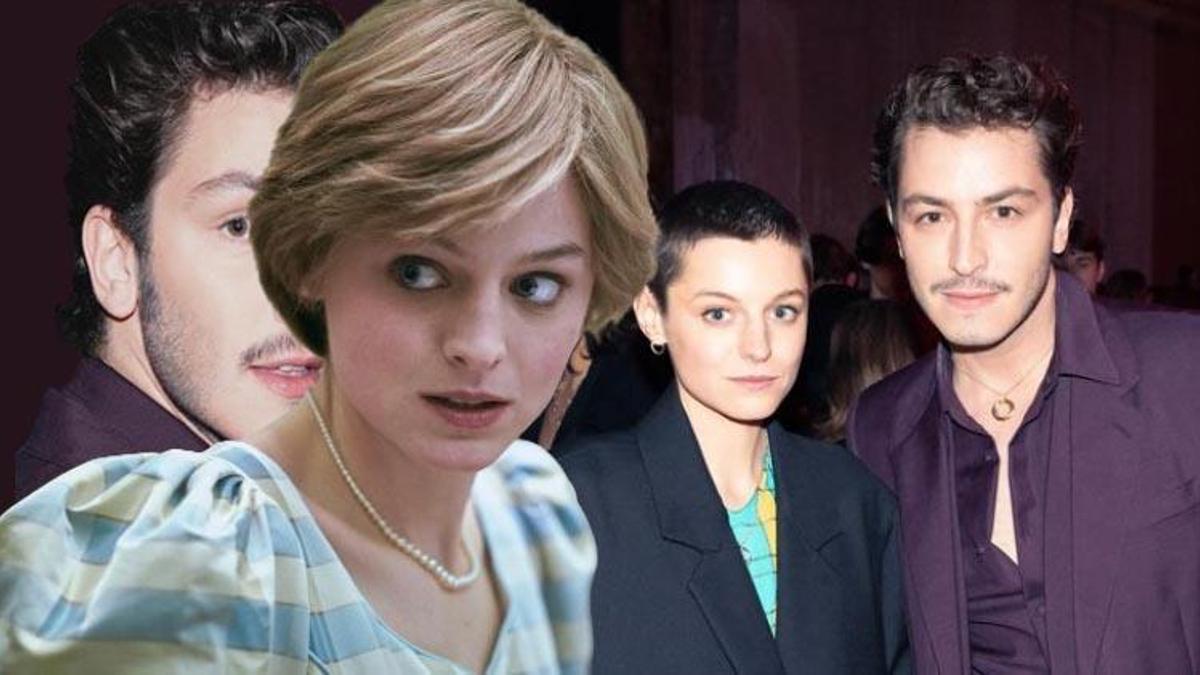 Boran Kuzum, Emma Corrin’le bir araya geldi