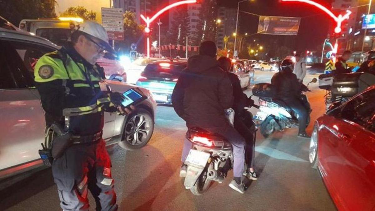 Adana’da motosiklet kullananlara sıkı denetim