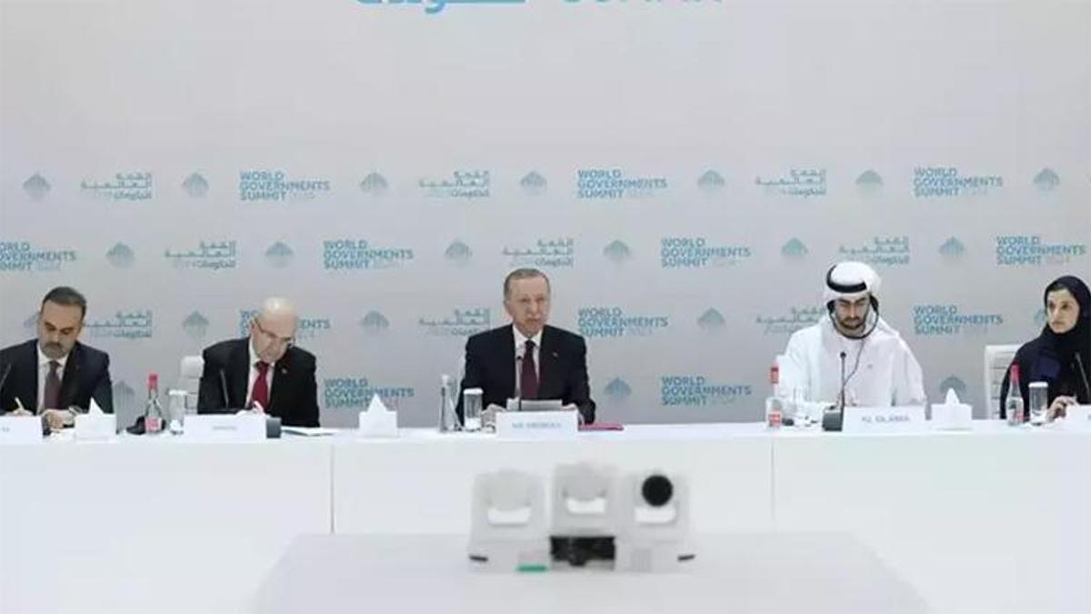 Cumhurbaşkanı Erdoğan Dubai'de yatırımcılarla görüştü