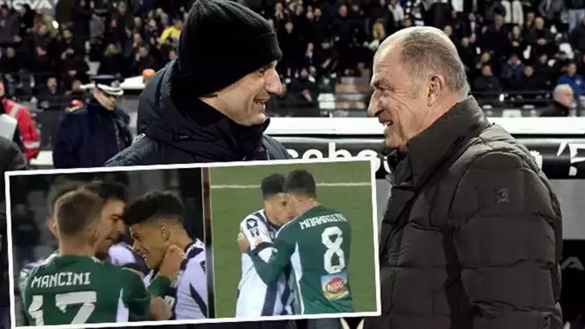 Fatih Terim izledi! Bakasetas çıldırdı, rakibinin boğazını sıkıp tokat attı