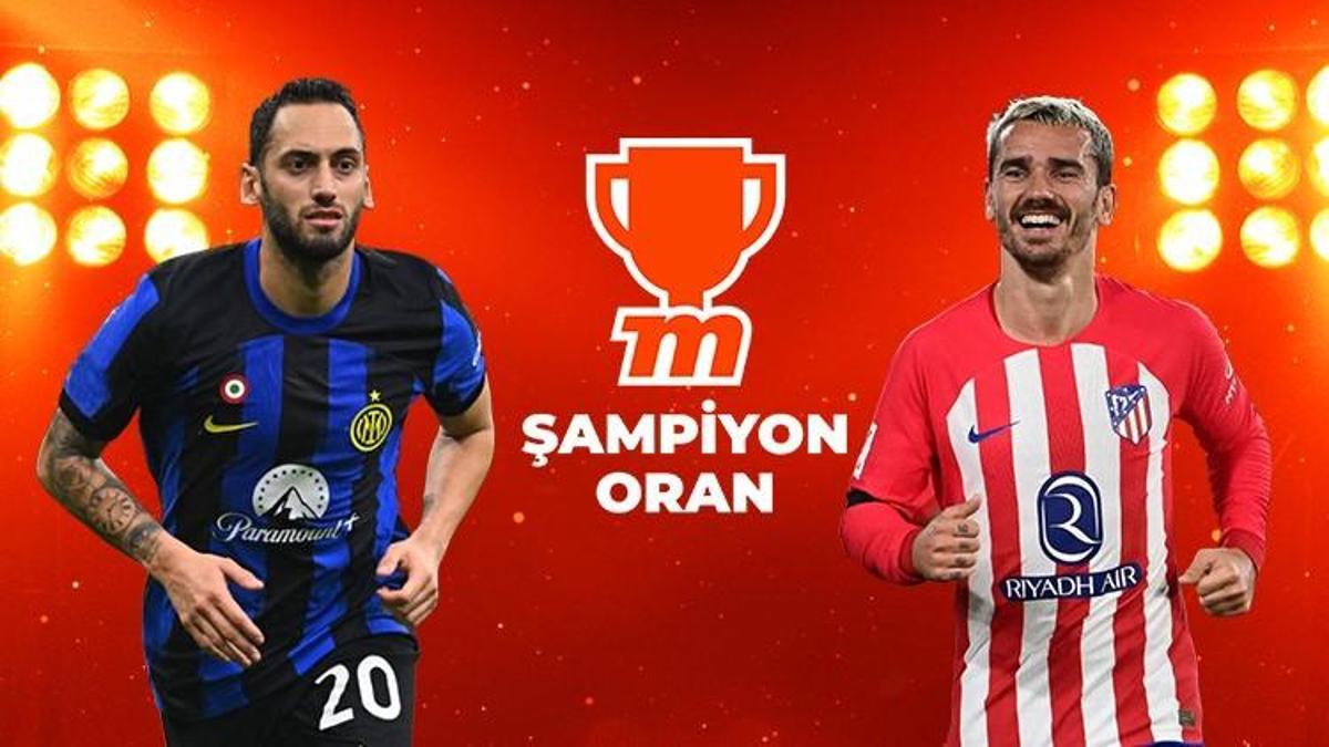 Inter - Atletico Madrid maçı Tek Maç ve Canlı Bahis seçenekleriyle Misli’de
