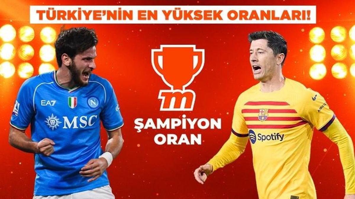 Napoli - Barcelona maçı Tek Maç ve Canlı Bahis seçenekleriyle Misli’de