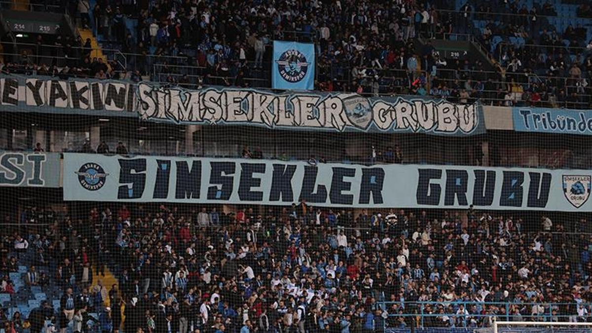 Adana Demirspor taraftarı takımını yalnız bırakmadı! On binlerce kişi tribünleri doldurdu