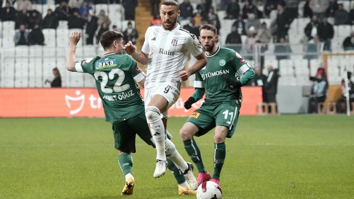 Beşiktaş, Konyaspor'u yenerek kupada yarı finale çıktı