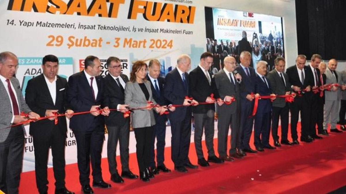 Adana İnşaat Fuarı 5 yıl aradan sonra yeniden açıldı: Sektör profesyonelleri buluştu