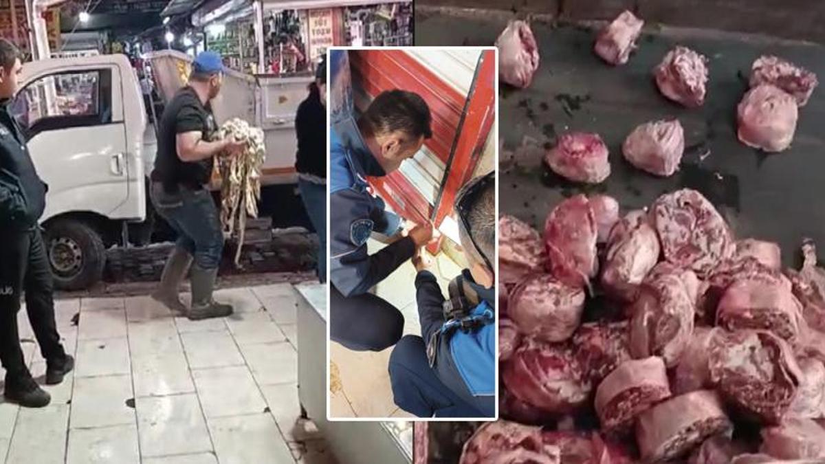Adana'da halkı zehirleyeceklerdi! Kilolarca et ve sakatat imha edildi