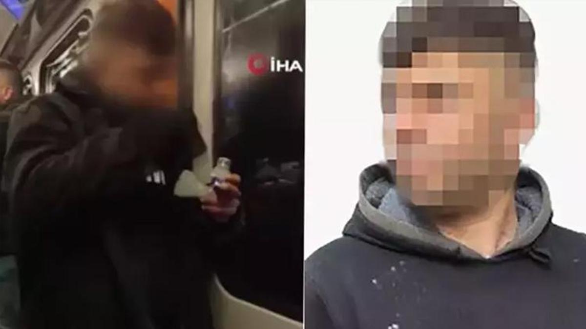 İstanbul metro hattında skandal görüntüler!