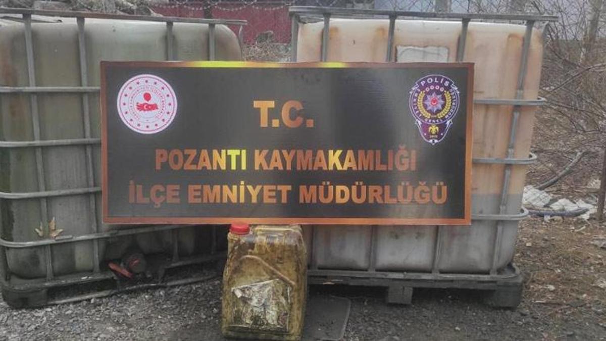 Adana'da kaçak akaryakıt operasyonu! 2 kişi gözaltına alındı