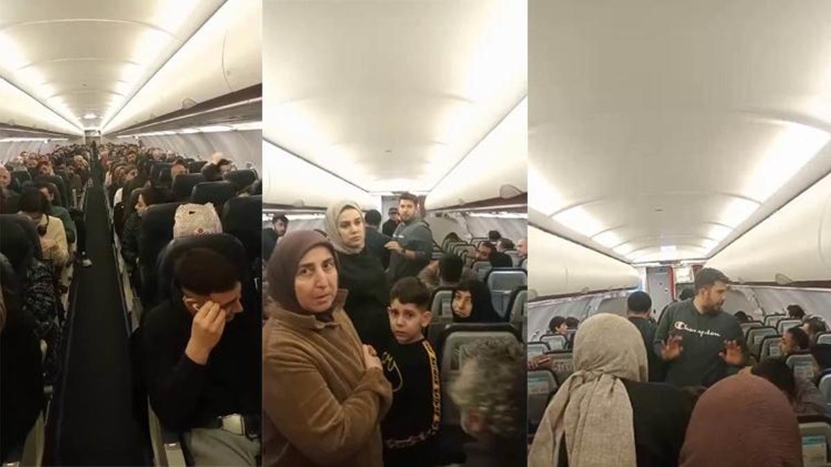 Uçakta panik! "Bu uçakla uçmak istemiyorum"