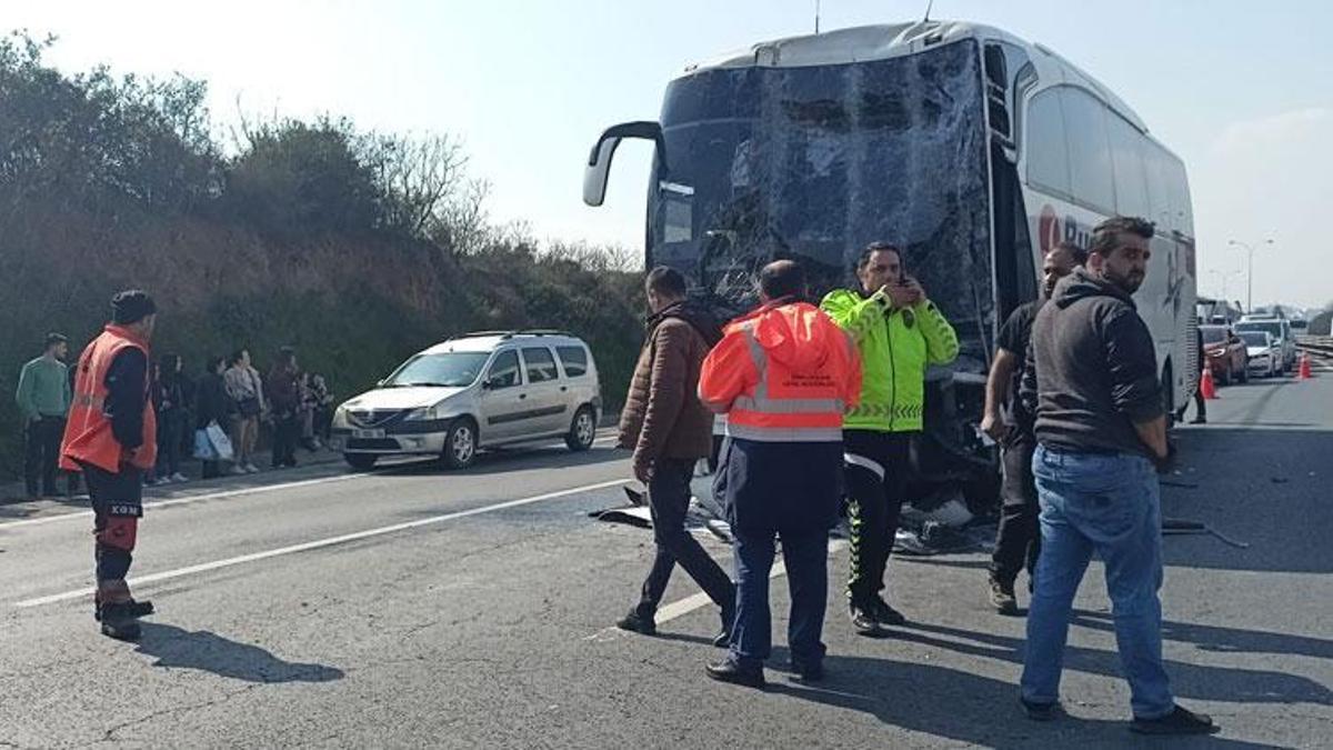 Zincirleme kaza TEM’de Ankara yönü ulaşımın kapanmasına neden oldu