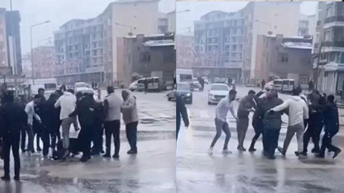 Tartıştığı eşini cadde ortasında bıçakladı; çevredekiler saldırdı