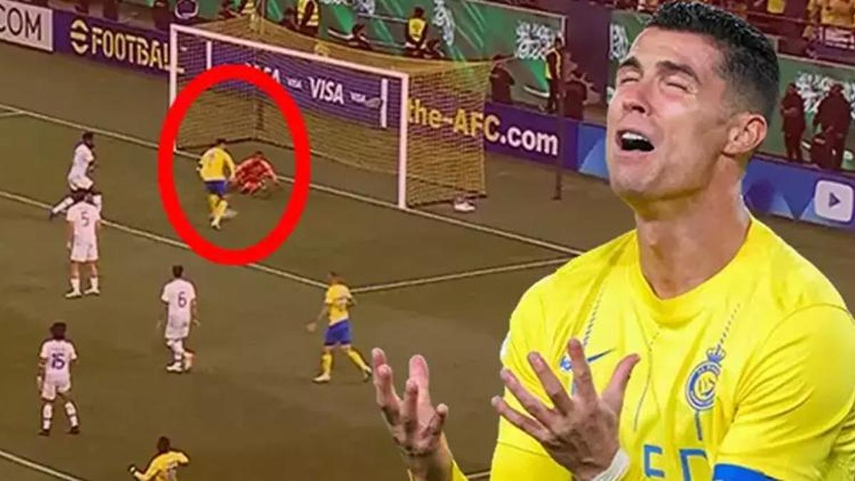 Bu kadarı da olmaz Ronaldo! Boş kaleye atamadı, izleyenler inanamadı