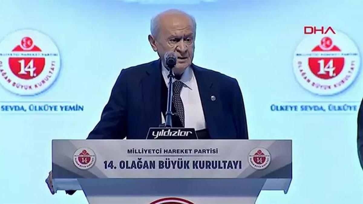 MHP'nin 14. Olağan Büyük Kurultayı! Bahçeli: DEM'lenmiş siyasiler gibi olamayız