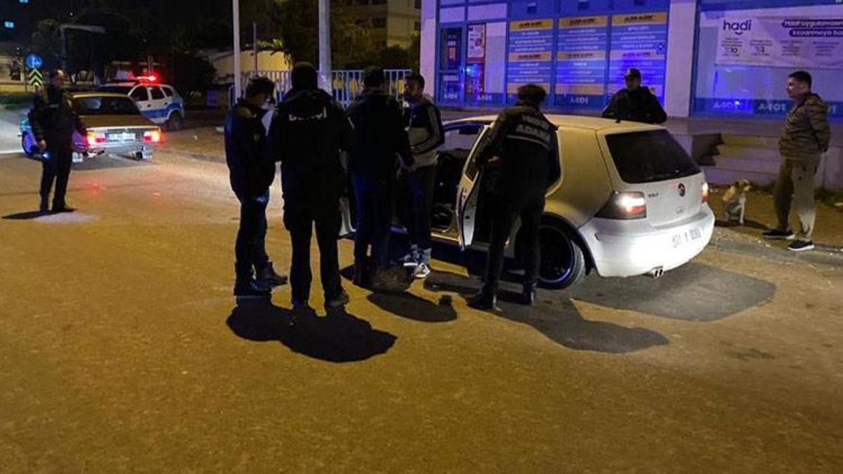 Kozan’da polis tarafından huzur güven için uygulama yapıldı! Yakalandılar