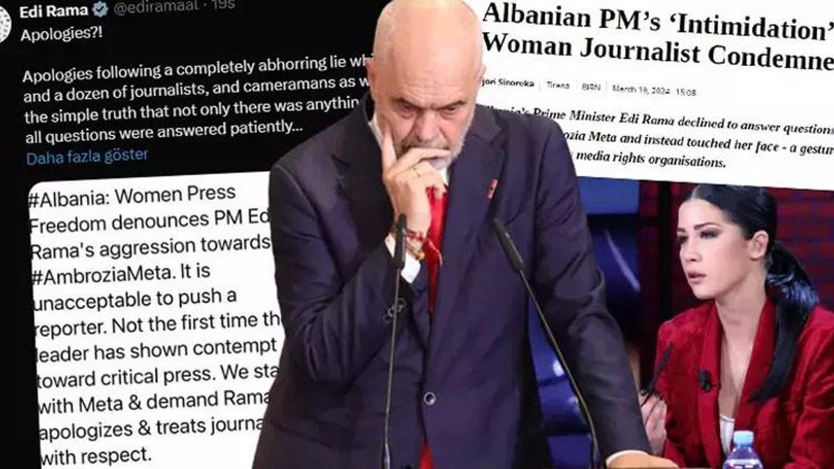 Başbakan'ın hareketi infial yarattı! Kadın muhabiri kameralar önünde itti, özür dilemeyi reddetti