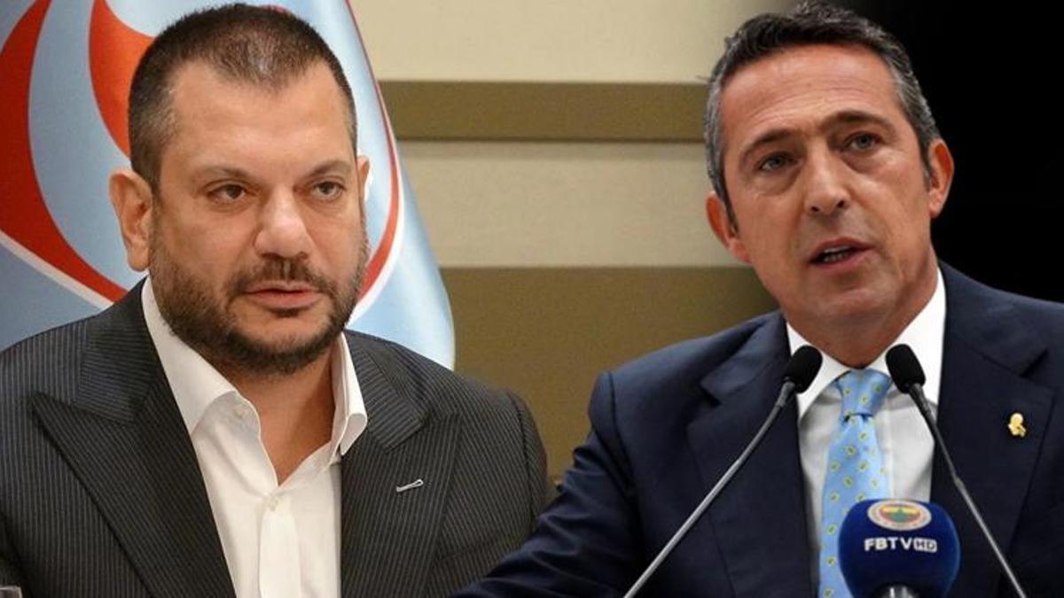 Trabzonspor Başkanı Ertuğrul Doğan'dan Fenerbahçe açıklaması: Şerefsizce bir saldırıya uğradık