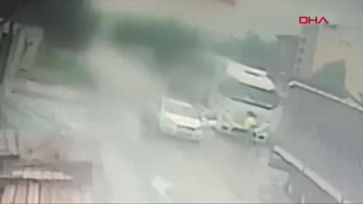 Dur ihtarına uymayıp takiple yaklanan TIR şoförü polisin parmağını kırdı
