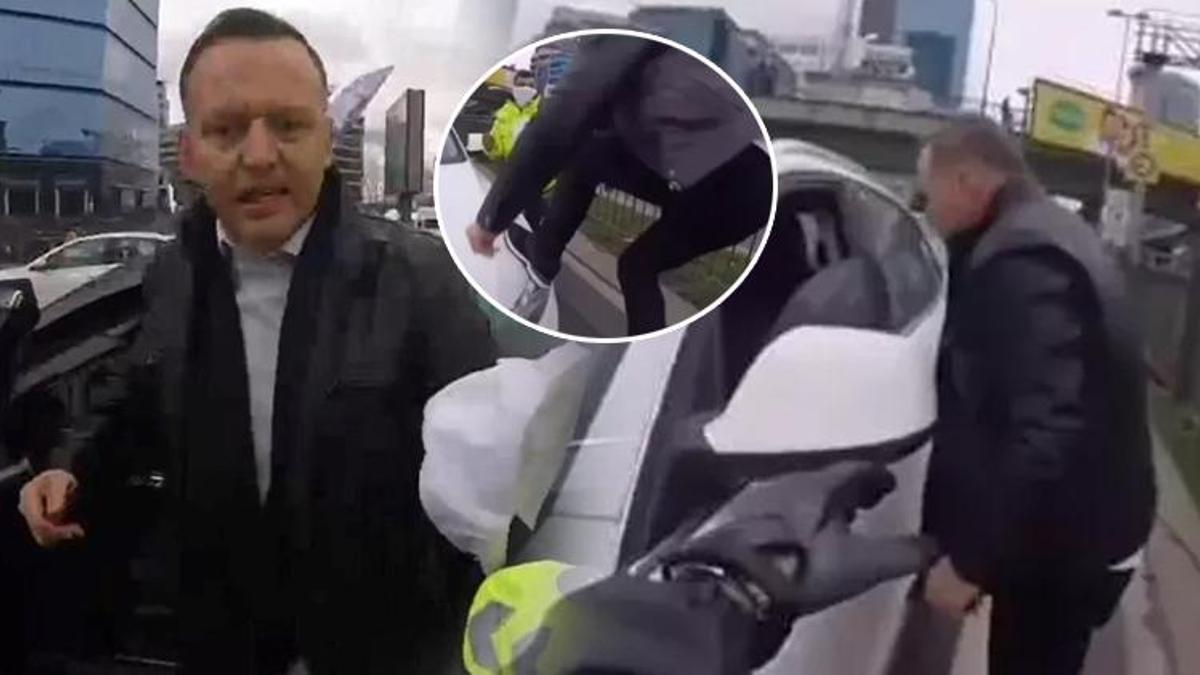 'Emniyet mensubuyum' deyip trafikte terör estirdi! Bakan Yerlikaya: Gereği yapıldı