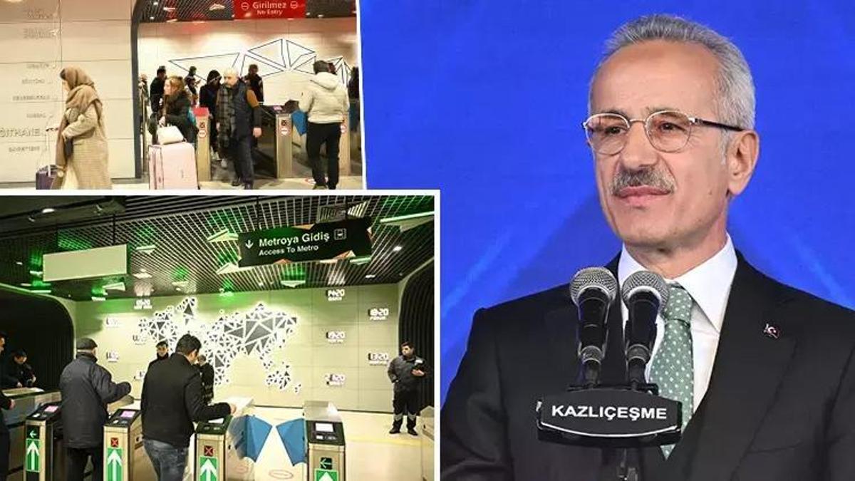 Ulaştırma ve Altyapı Bakanı Uraloğlu: İstanbulluları trafik çilesinden kurtarıyoruz